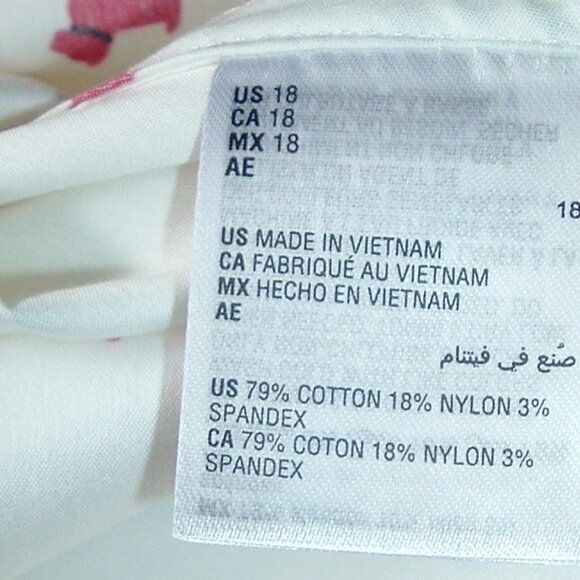 NWT Charter Club Scottie Scotty Dogs/Rhinestones Large Size 18 Blouse Top - Picture 7 of 8